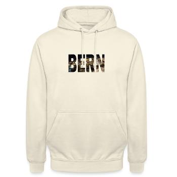 Bern nightlife - Unisex Hoodie - vanilla - Front - Alina (178cm) & Michal (187cm)