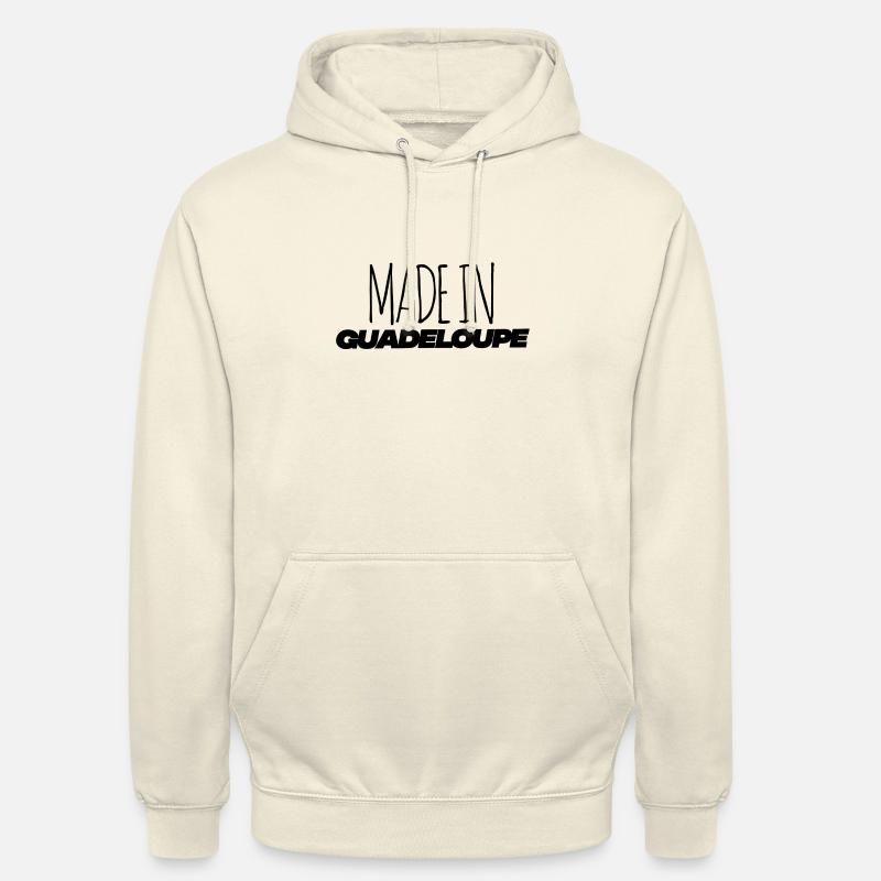 GUADELOUPE Made in - Sweat-shirt à capuche unisexe - vanille