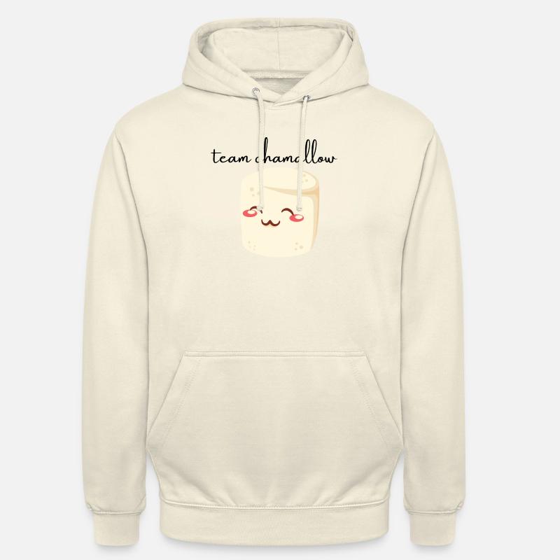 Team chamallow - Sweat-shirt à capuche unisexe - vanille