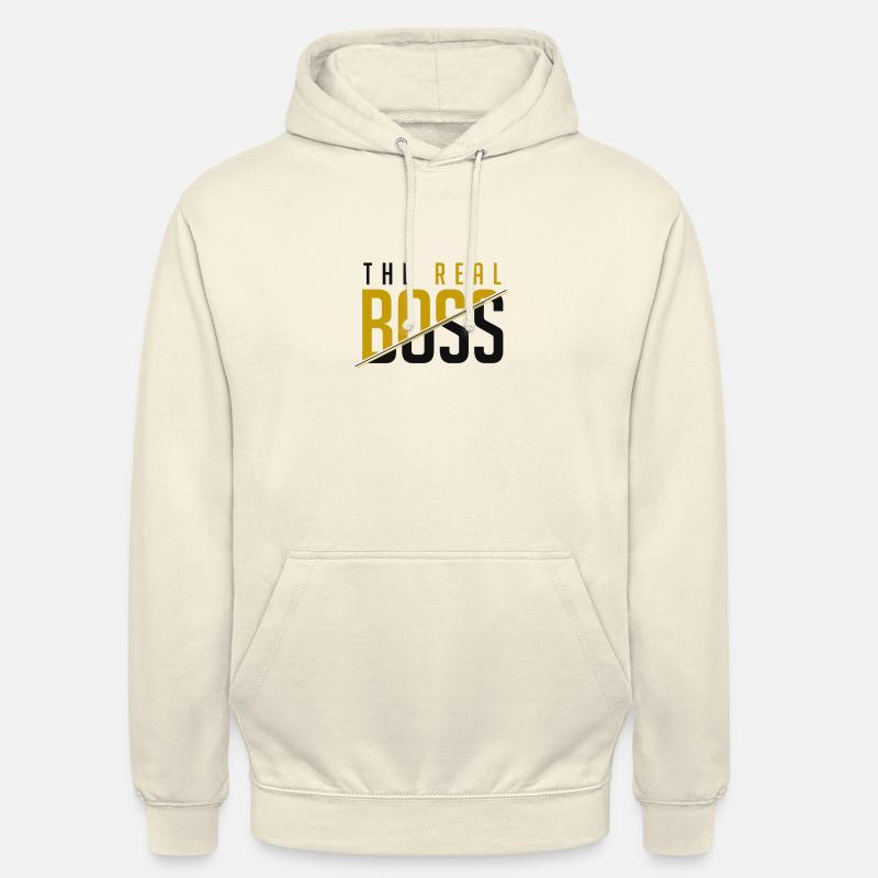 DER ECHTE BOSS - Unisex Hoodie - Vanille-Milchshake