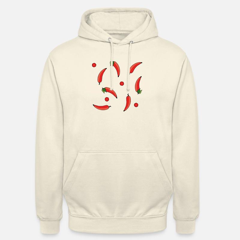 delicious appetizing chilli pattern Unisex Hoodie