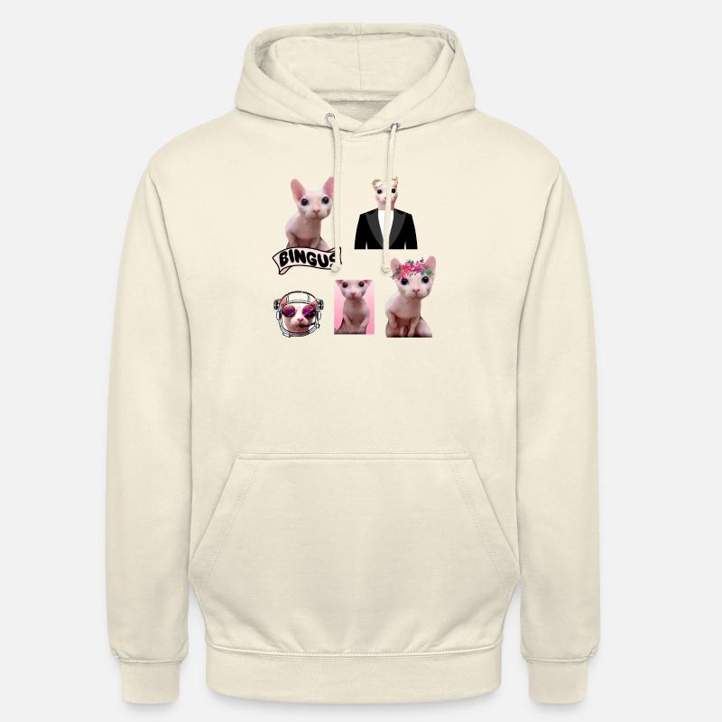 Bingus Meme - Sweat-shirt à capuche unisexe - vanille
