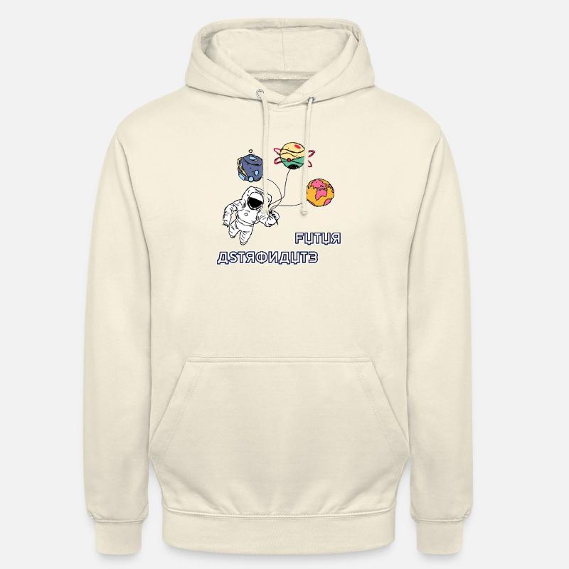 FUTUR ASTRONAUTE - Sweat-shirt à capuche unisexe - vanille