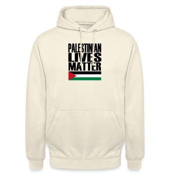 Palestinian Lives Matter - Unisex Hoodie - vanilla - Front - Alina (178cm) & Michal (187cm)