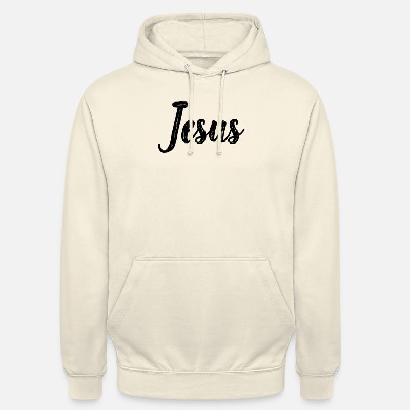 Jésus - Sweat-shirt à capuche unisexe - vanille