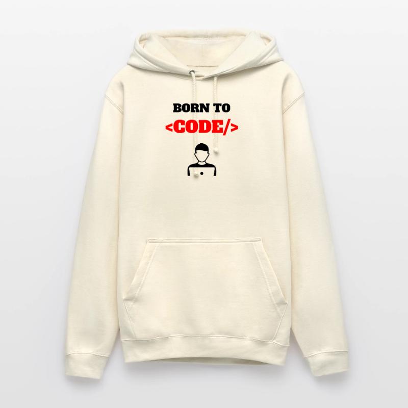Born To Code Geborener Programmierer Software Geek Unisex Hoodie