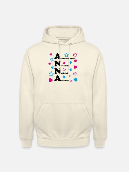Anna - Unisex Hoodie - Vanille-Milchshake