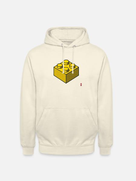 Baustein Gelb - Unisex Hoodie - Vanille-Milchshake