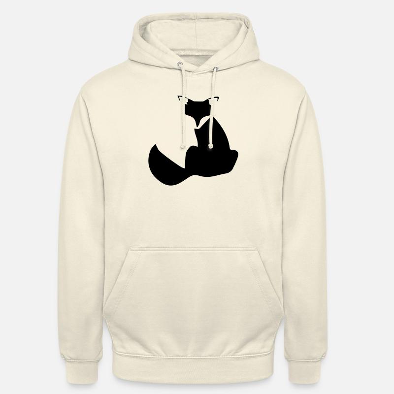Renard - Sweat-shirt à capuche unisexe - vanille