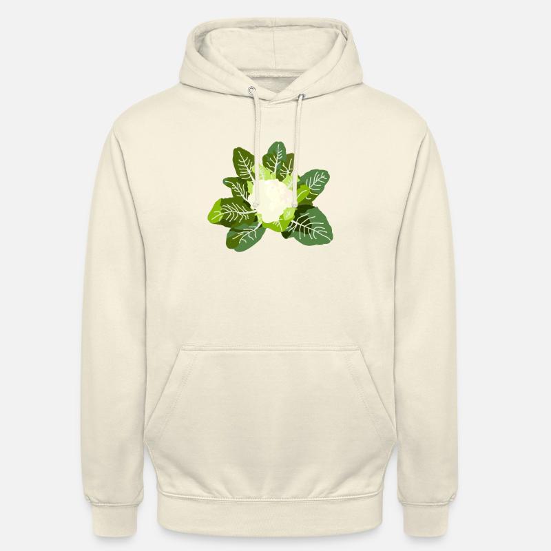 Cabbage Flower Vegetable Garden Vegetable - Unisex Hoodie - vanilla