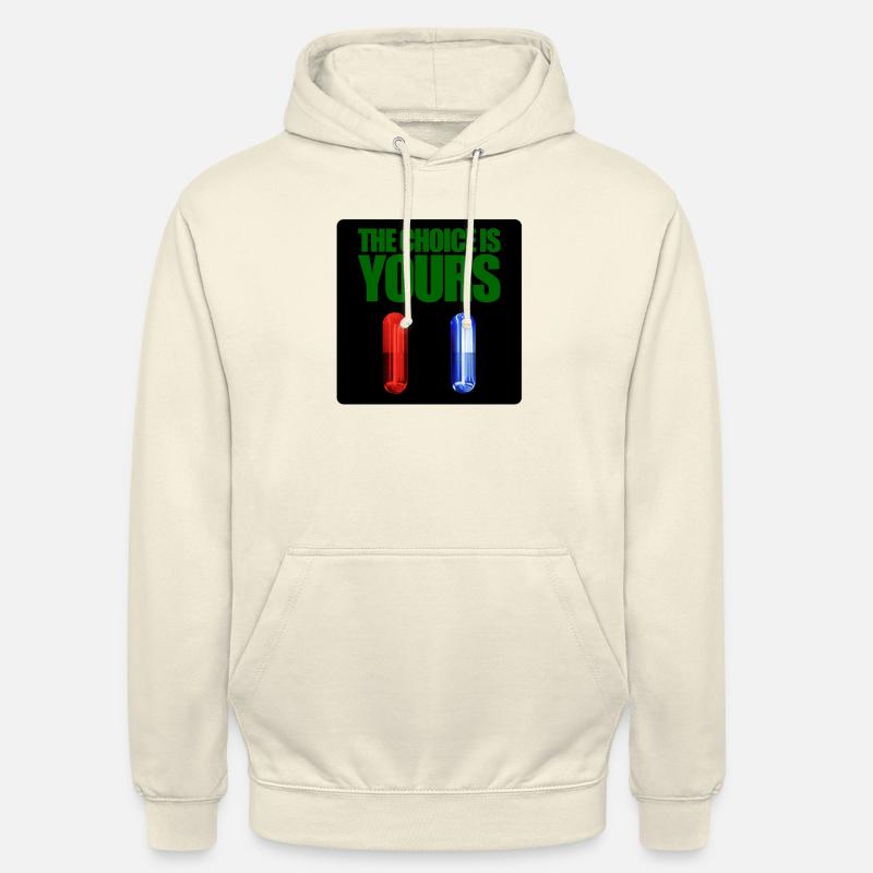Matrix rote oder blaue Pille - Unisex Hoodie - Vanille-Milchshake
