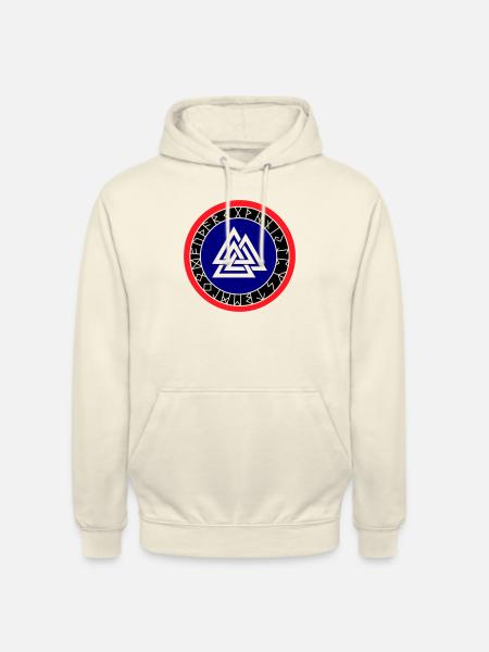 Viking Compass Wotan - Unisex Hoodie - vanilla