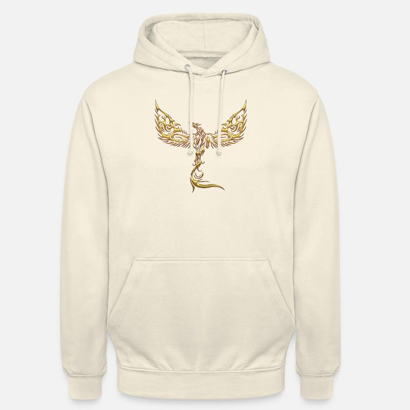 Aigles-Aigles-Aigles-Aigles-Oiseau-Oiseau - Sweat-shirt à capuche unisexe - vanille