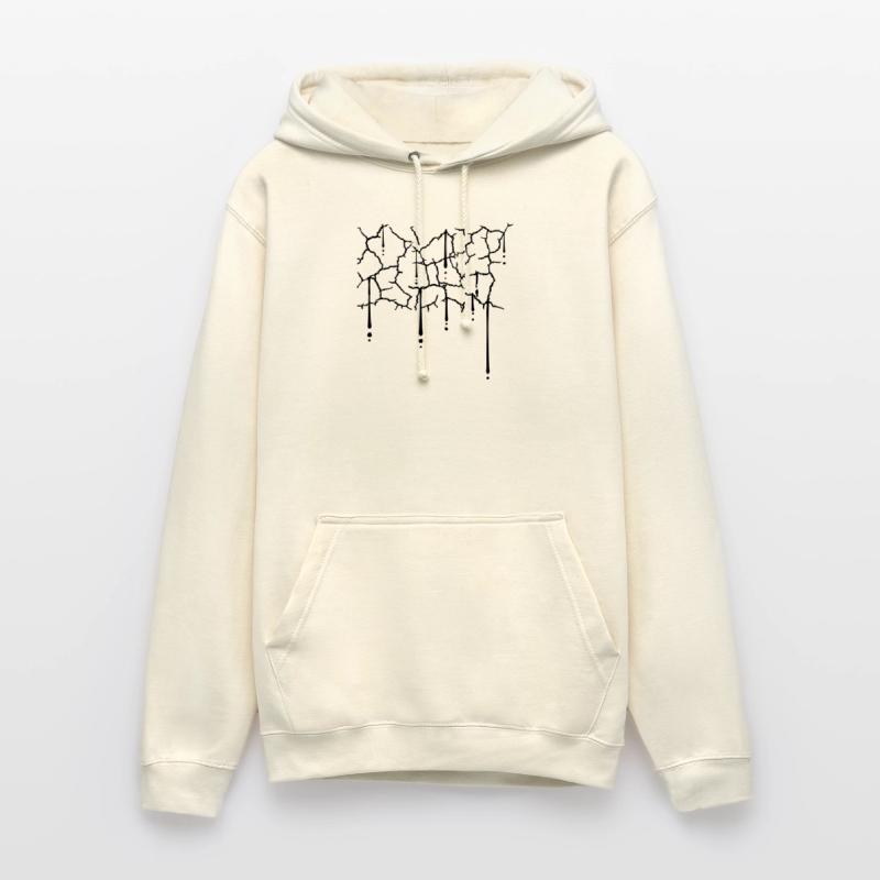 Drops Cracks Pattern Texture Unisex Hoodie