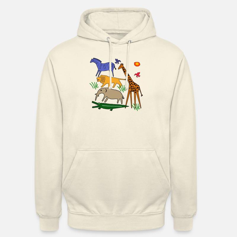Afrique - Sweat-shirt à capuche unisexe - vanille