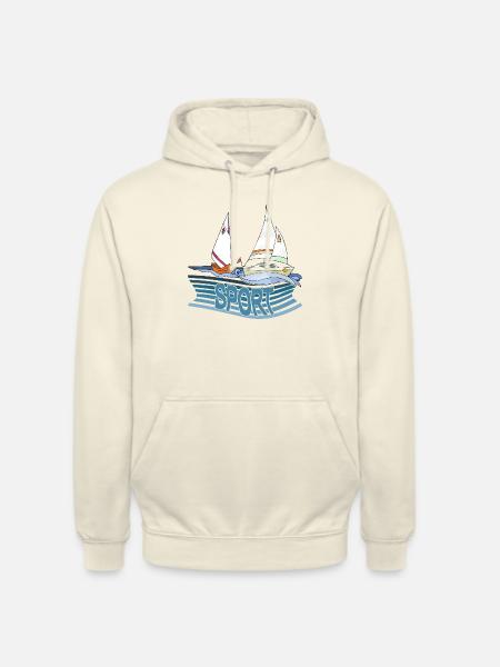 Segelboote - Unisex Hoodie - Vanille-Milchshake