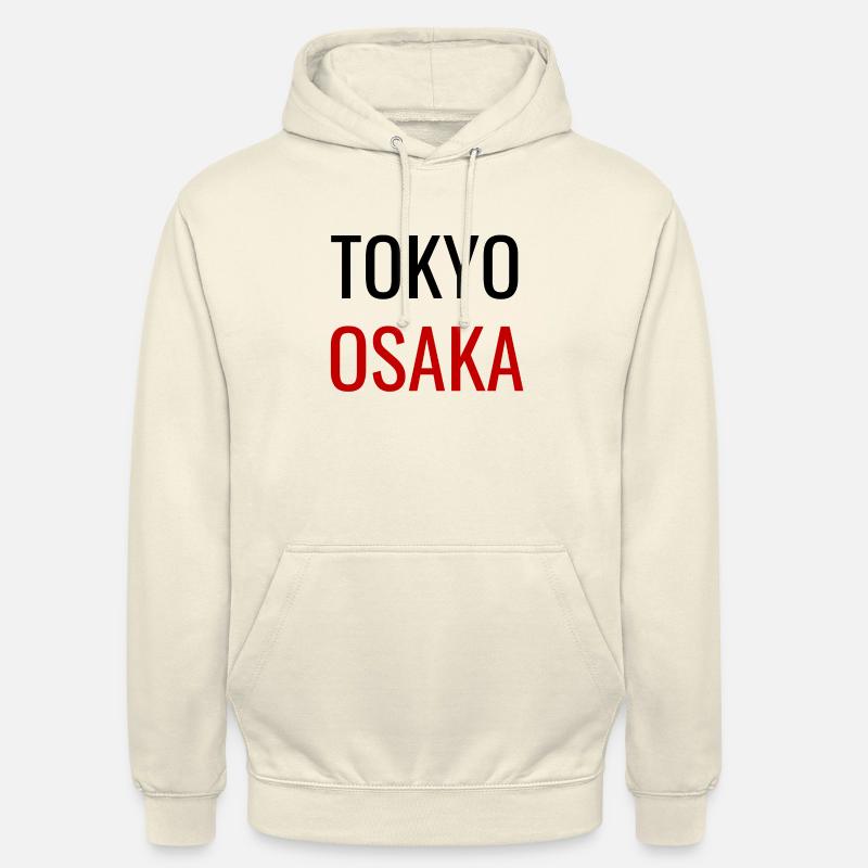 Tokyo Osaka Design Japon - Sweat-shirt à capuche unisexe - vanille