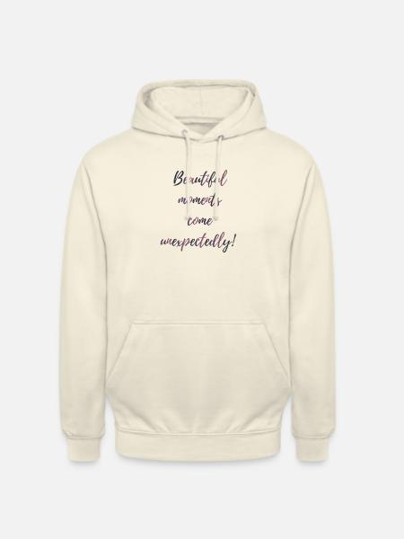 Schöne Momente - Unisex Hoodie - Vanille-Milchshake