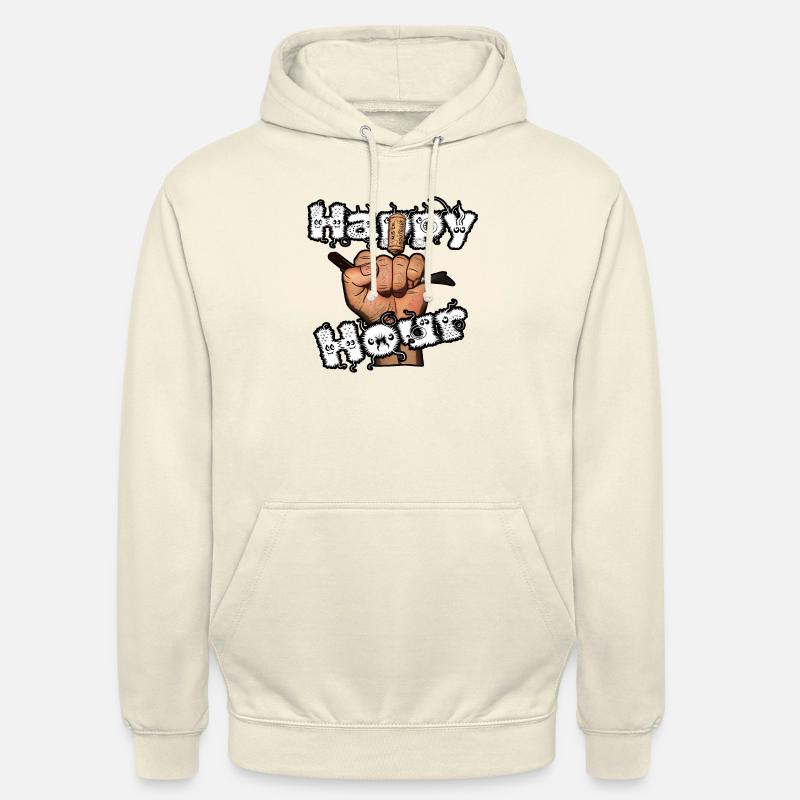 Happy Hour Zeit - Unisex Hoodie - Vanille-Milchshake