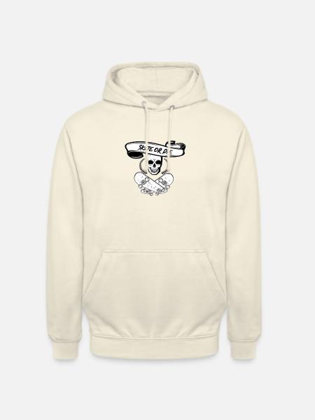 Skate or die - Unisex Hoodie - Vanille-Milchshake