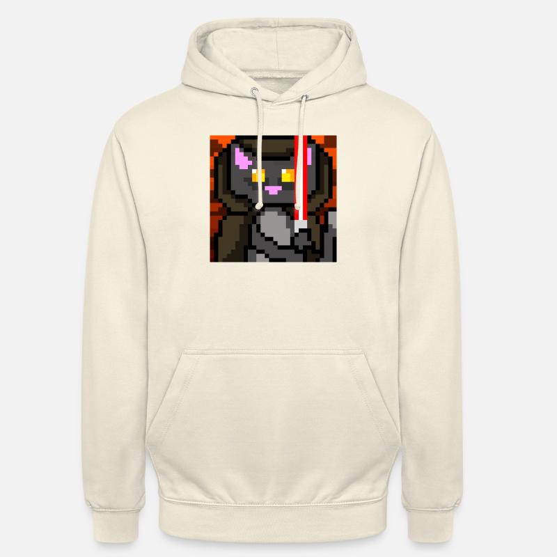Vadercatpixel - Sweat-shirt à capuche unisexe - vanille
