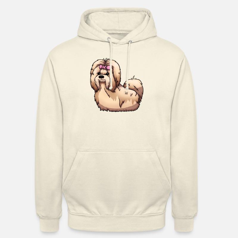 Shih Tzu - Sweat-shirt à capuche unisexe - vanille