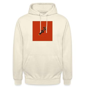 SIGNE DU ZODIAQUE SAGITTAIRE -rouge- - Sweat-shirt à capuche unisexe - vanille - Devant - Alina (178cm) & Michal (187cm)