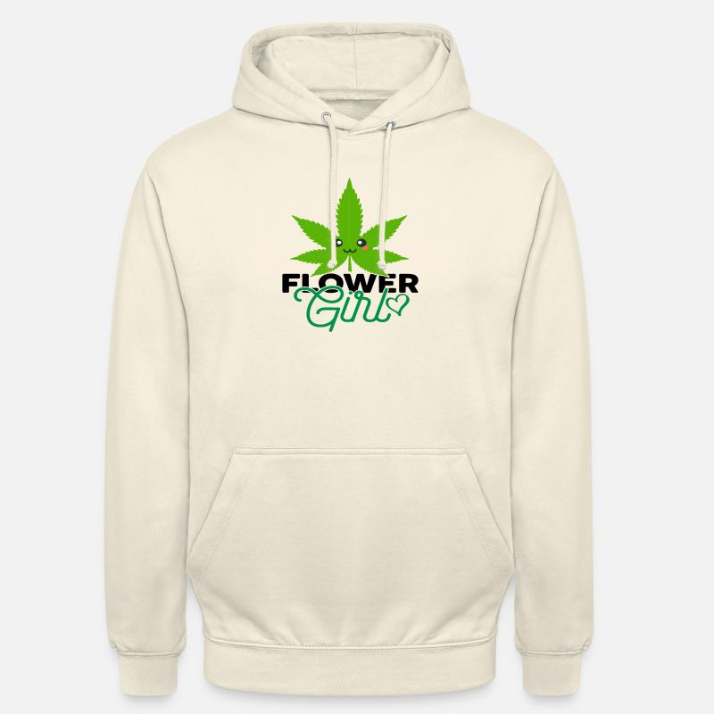Fille de fleurs - Sweat-shirt à capuche unisexe - vanille