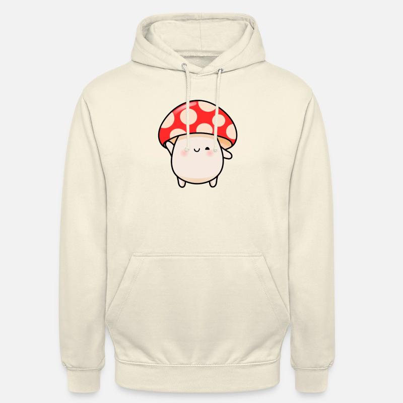 Champignon mignon - Sweat-shirt à capuche unisexe - vanille