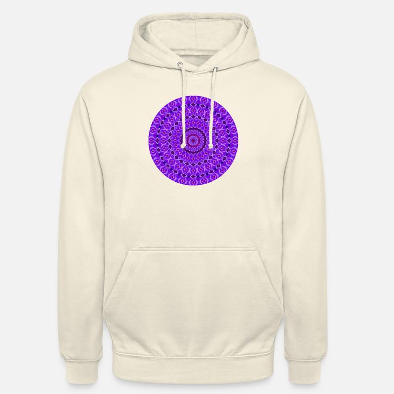 cool visual circle - Unisex Hoodie - vanilla