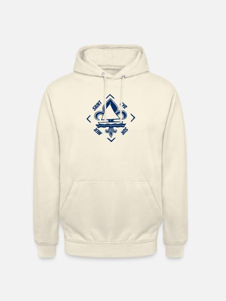 Saint Cyr sur Mer Provence Alpes Côte d'Azur Franc - Sweat-shirt à capuche unisexe - vanille