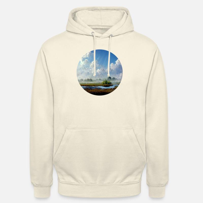 Le paradis dans le pays - Sweat-shirt à capuche unisexe - vanille