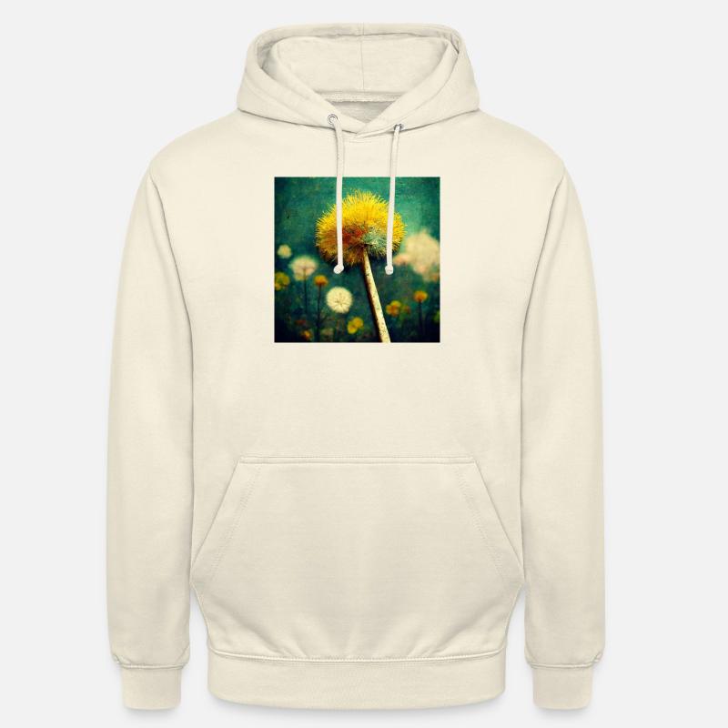 Löwenzahn Bild - Unisex Hoodie - Vanille-Milchshake