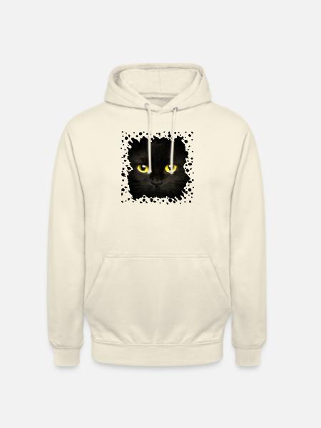 Chat - Sweat-shirt à capuche unisexe - vanille