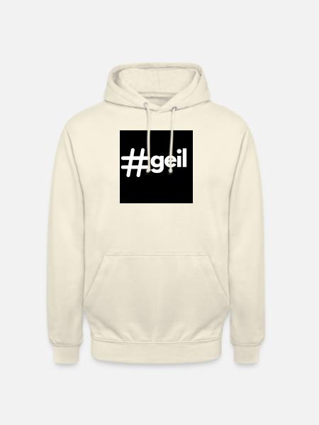 cold smooth tasty - Unisex Hoodie - Vanille-Milchshake