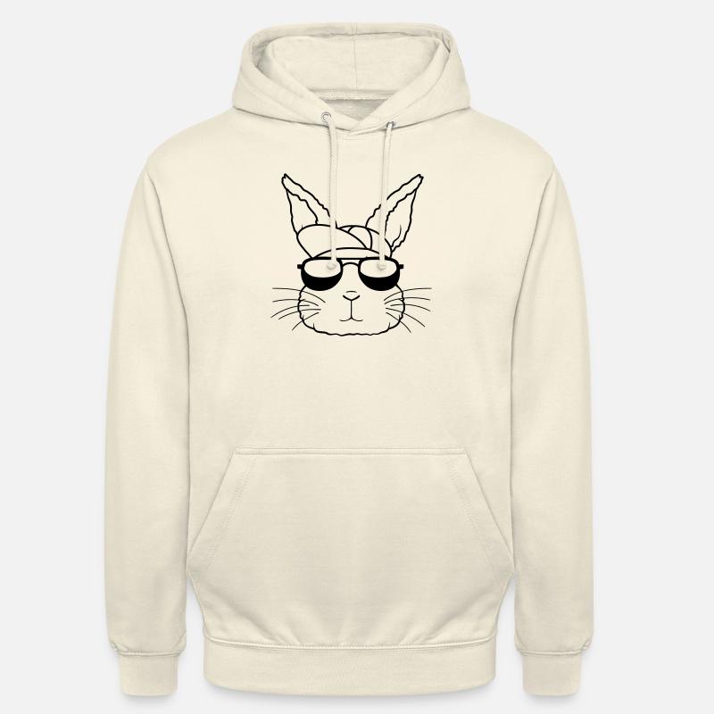 Sunglasses Capy Rabbit Cool - Unisex Hoodie - vanilla
