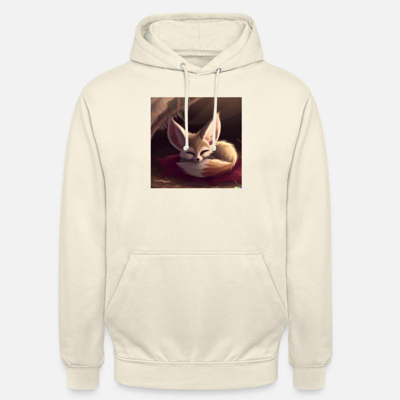 Fennek Wüstenfuchs - Unisex Hoodie - Vanille-Milchshake