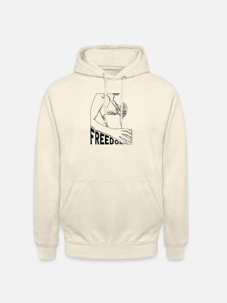 we need freedom - Unisex Hoodie - vanilla