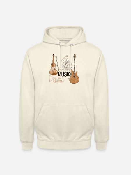 Musical instruments - Unisex Hoodie - vanilla