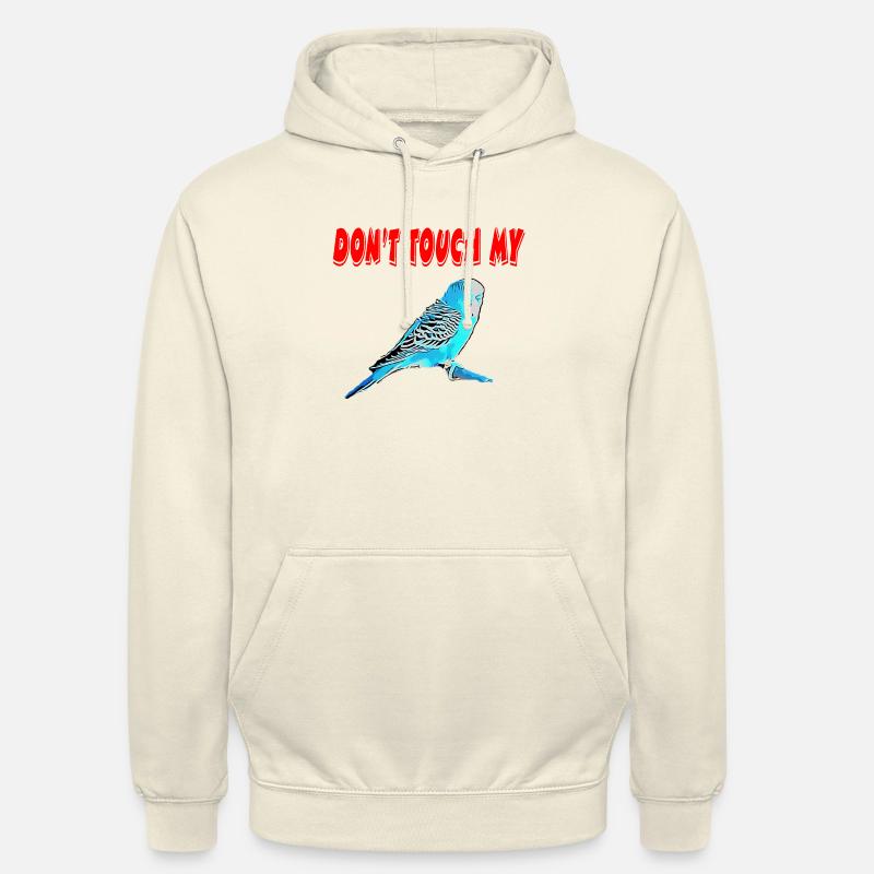 Perruche ondulée - Sweat-shirt à capuche unisexe - vanille