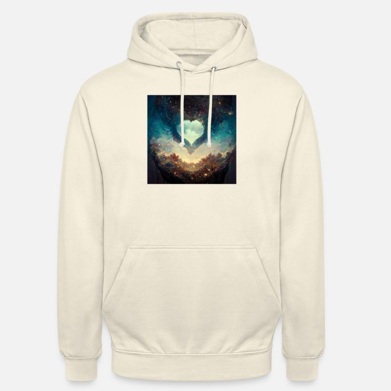 Herz Herbst - Unisex Hoodie - Vanille-Milchshake
