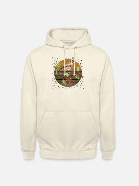 Bunter Vogel - Unisex Hoodie - Vanille-Milchshake