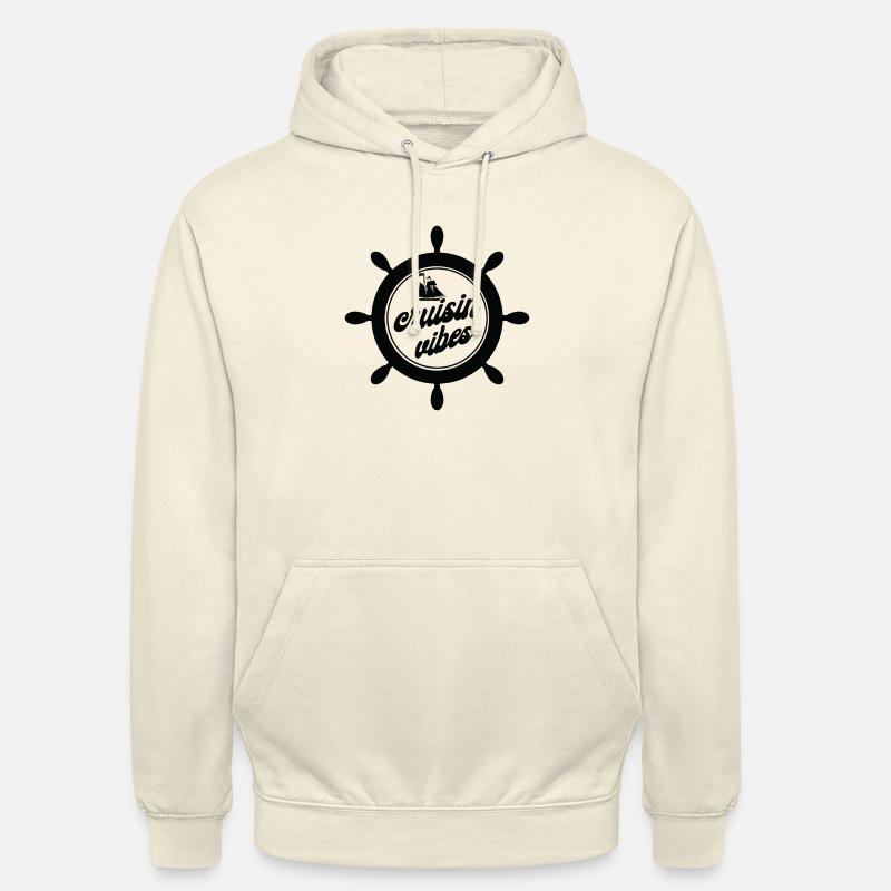 Vibrations de croisière - Sweat-shirt à capuche unisexe - vanille