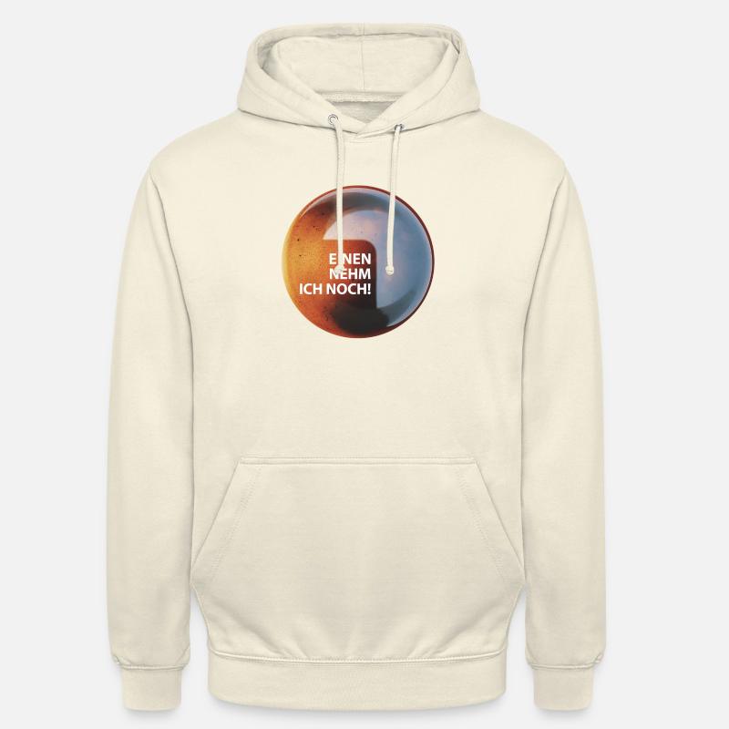 Kaffee "Einen nehm ich noch" - Unisex Hoodie - Vanille-Milchshake