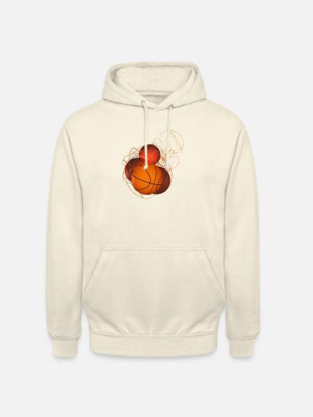 basketball 3d - Unisex Hoodie - Vanille-Milchshake