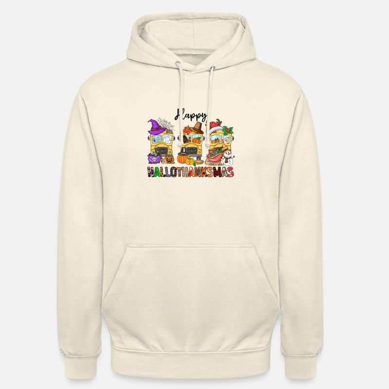 Frohe Hallothanksmas - Unisex Hoodie - Vanille-Milchshake