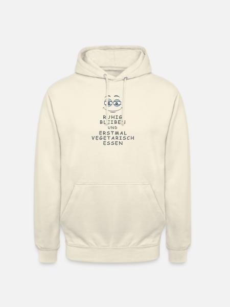 Vegetarisch essen - Unisex Hoodie - Vanille-Milchshake