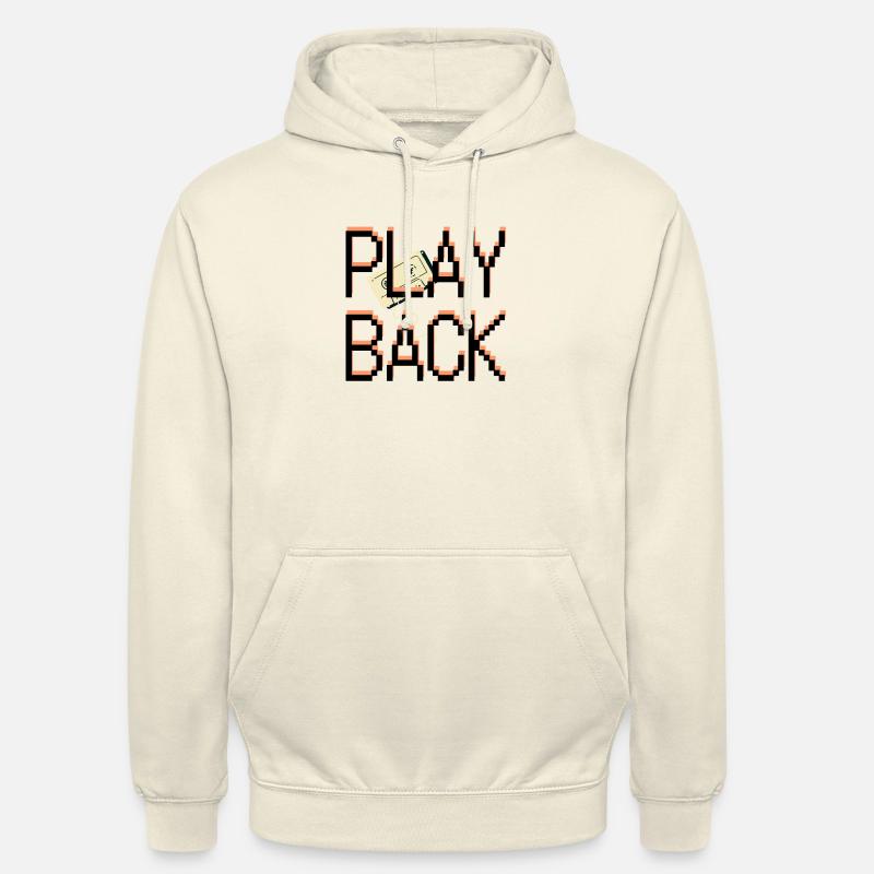 Lecture, Lecture, Lecture, Chant, Chanteur - Sweat-shirt à capuche unisexe - vanille