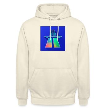 Drogen Infobahn - Unisex Hoodie - Vanille-Milchshake - Vorne - Alina (178cm) & Michal (187cm)