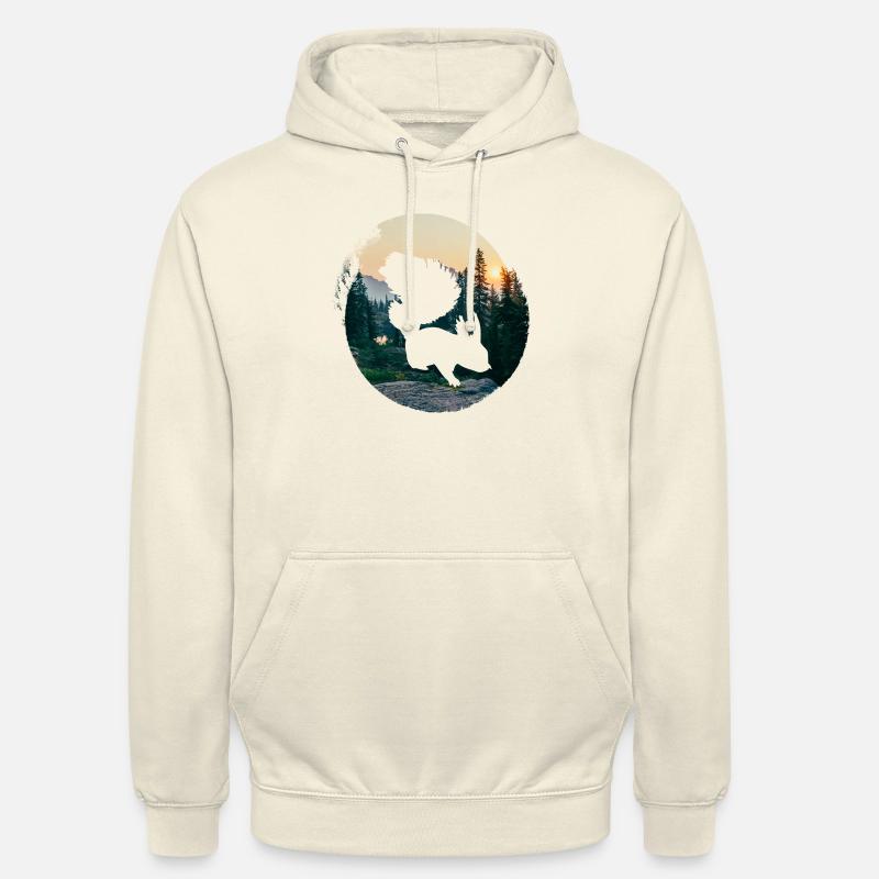 Plage d’eau de mer - Sweat-shirt à capuche unisexe - vanille
